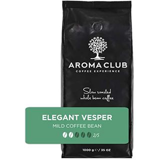 Aroma Club Kaffeebohnen 1kg Milde Röstung Elegant Vesper