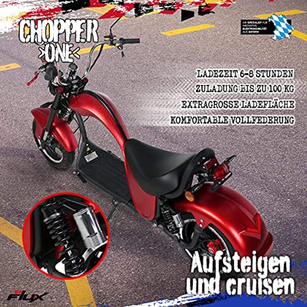 eFlux Chopper One Elektroroller Scooter