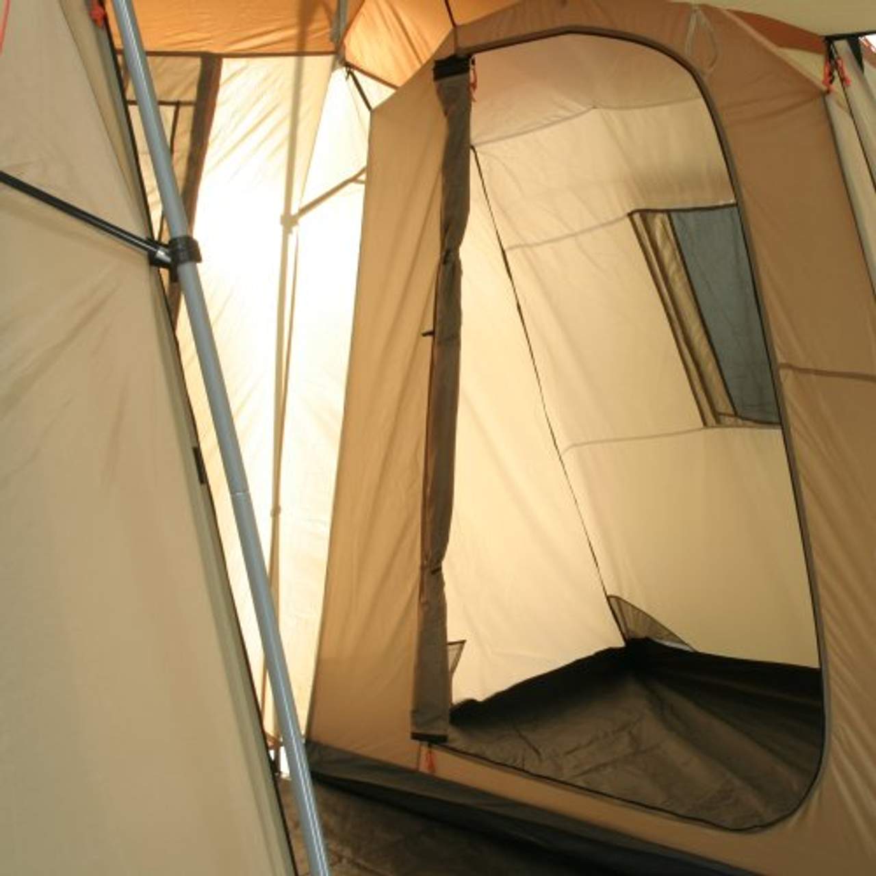 10T Zelt Delano Wood 4 Mann Tunnelzelt Campingzelt Familienzelt