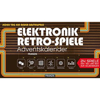 FRANZIS Elektronik-Retro-Spiele-Adventskalender 2018 24 Spiele der 70er und 80er