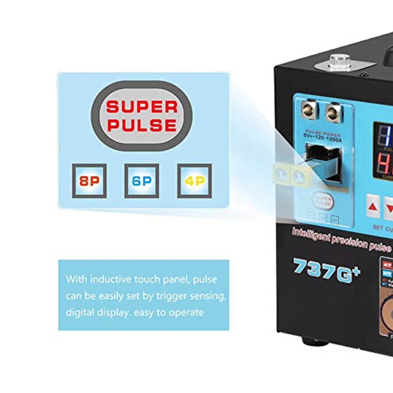 Hanchen Pulse Spot Welder 4,3 KW Hochleistungsbatterie Tragbarer Griff