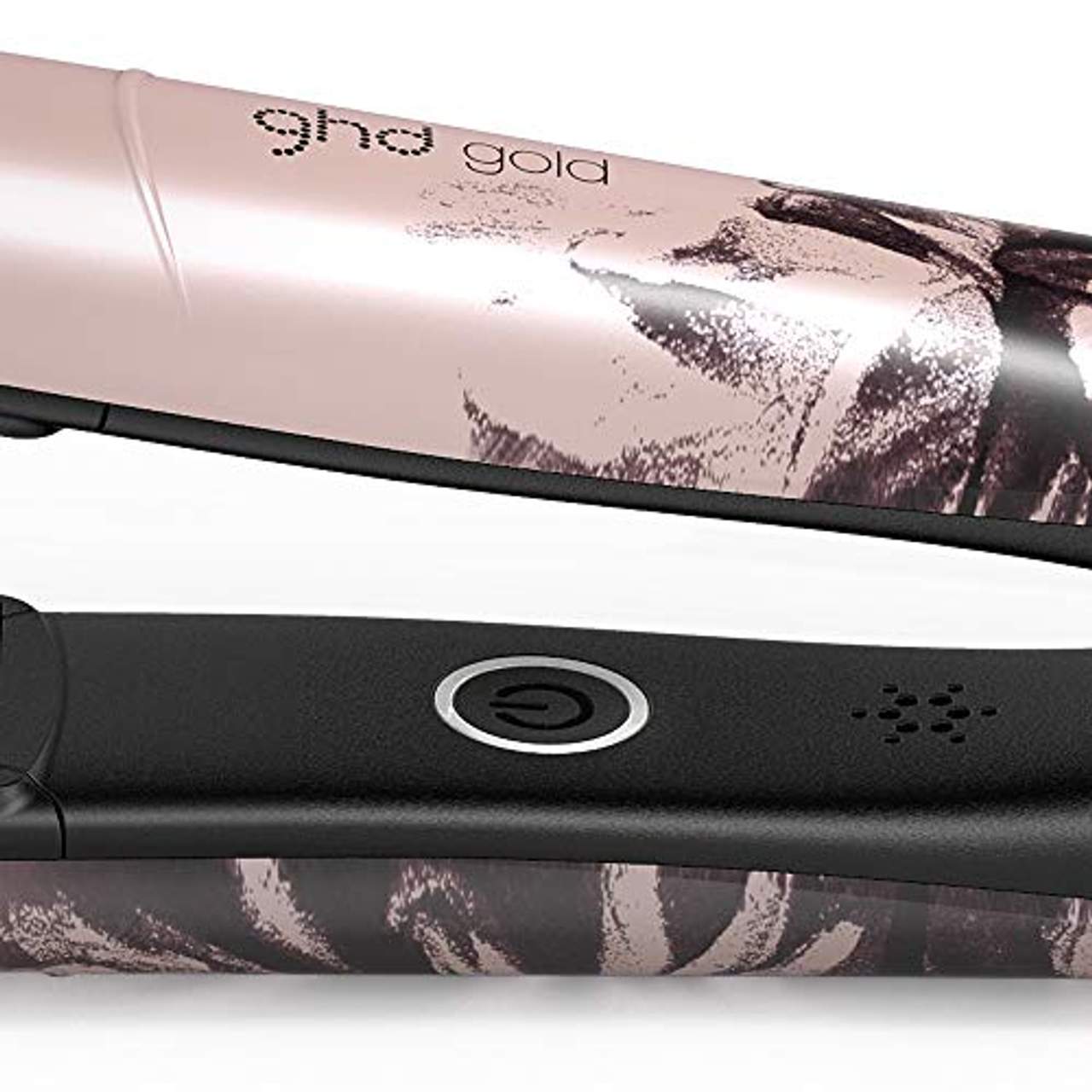 ghd gold ink on pink Styler