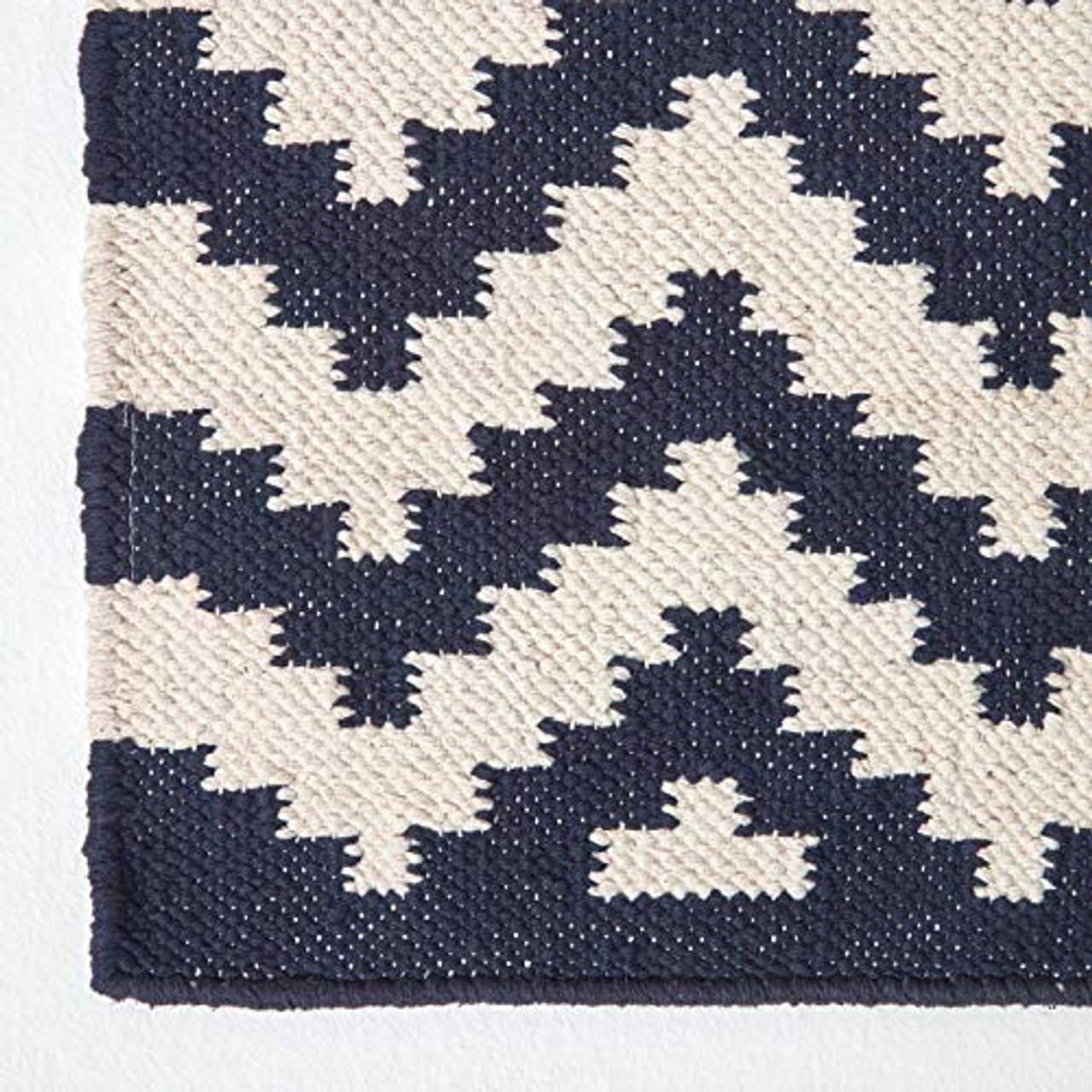HOMESCAPES Kelim-Teppich Casablanca aus 100% Baumwolle handgewebt