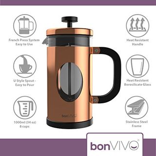 bonVIVO Gazetaro I Design-Kaffeebereiter Und French Press Coffee Maker
