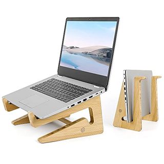 sanlinkee Notebook Computer Ständer Holz Laptop Ständer Ständer