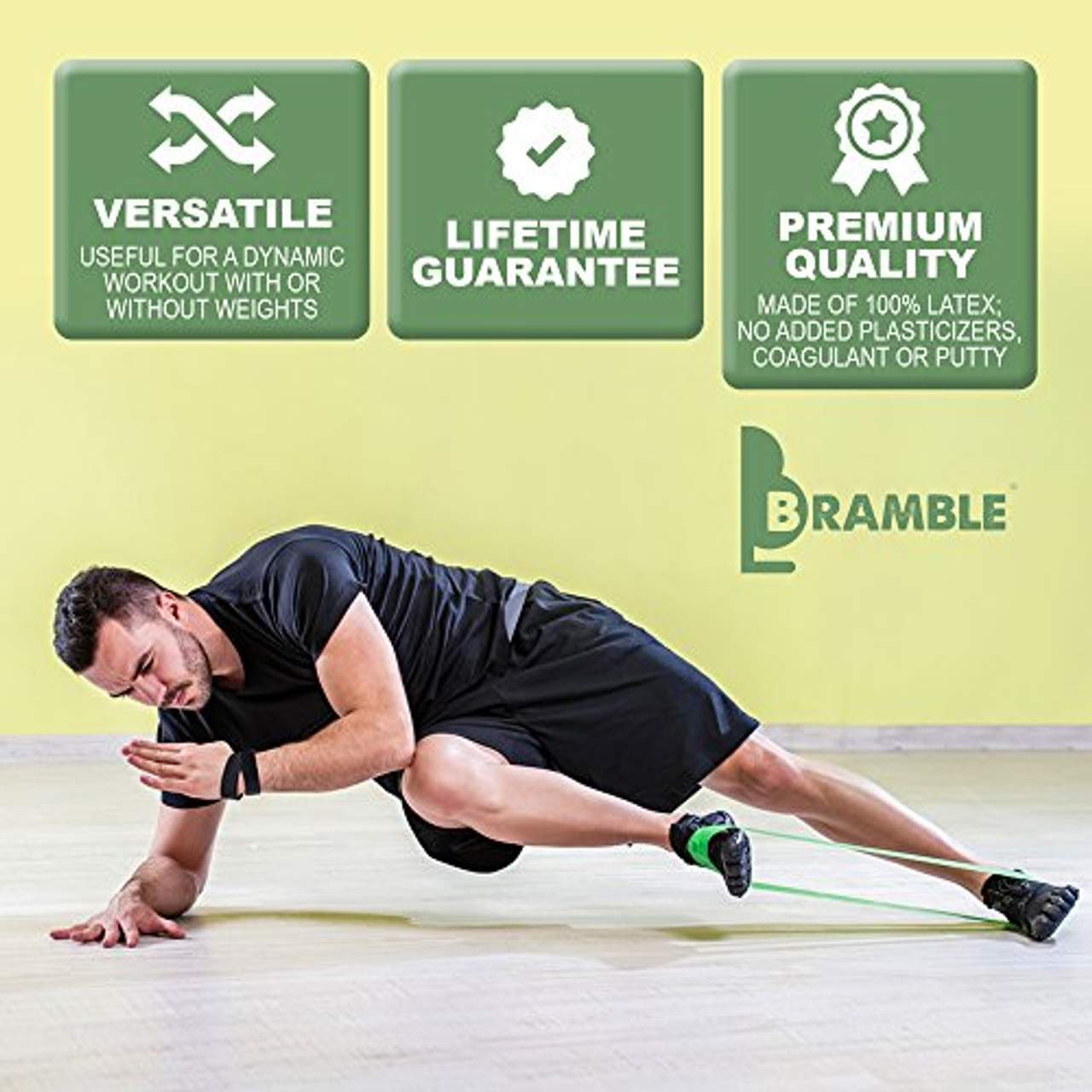 Bramble 4 Pack Premium Fitnessbänder