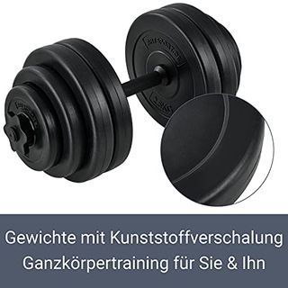 Hantel-Set Krafttraining Hantelscheiben Gewichte 30kg Kurzhantel-Set 2er 2x15 