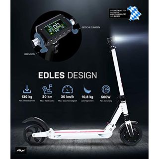 eFlux E-Scooter Lite One 350W Dauerleistung 500W Maximalleistung