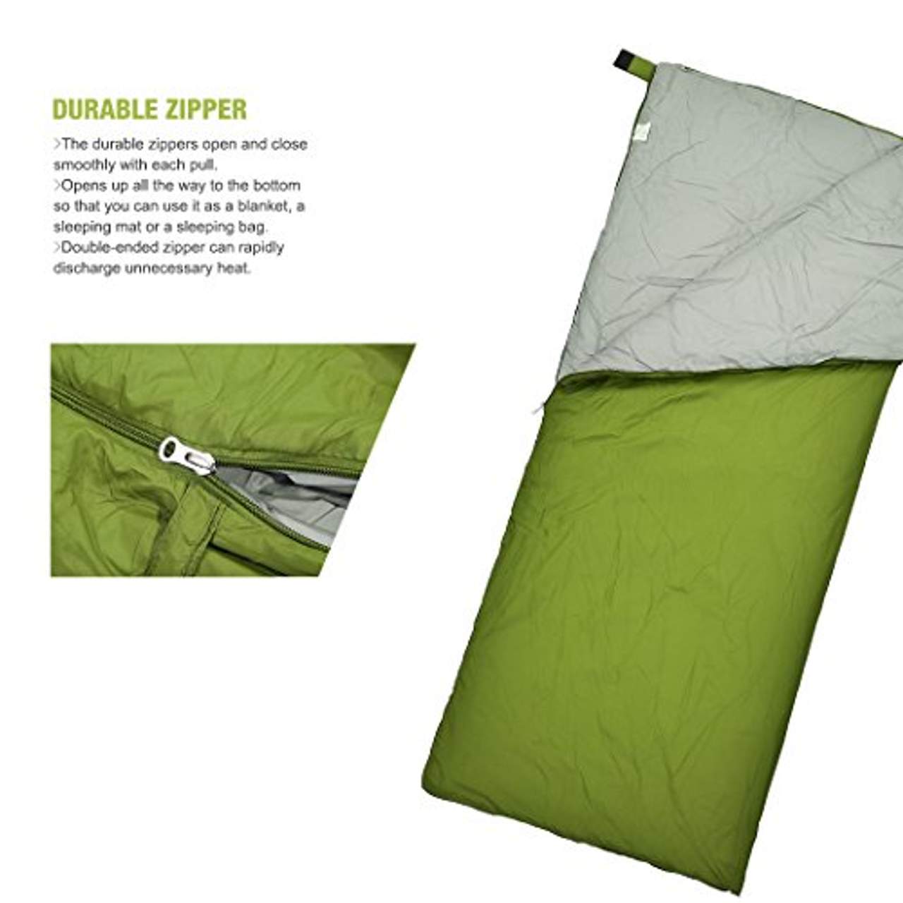 Mountaintop Schlafsack Ultraleicht mit kleinstem Packmaß Reiseschlafsack Sommerschlafsack Leicht Deckenschlafsack