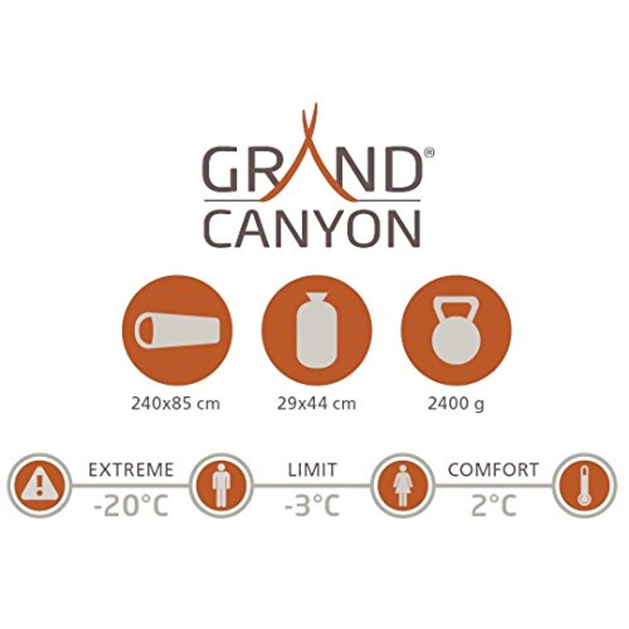 Grand Canyon Valdez XL Deckenschlafsack