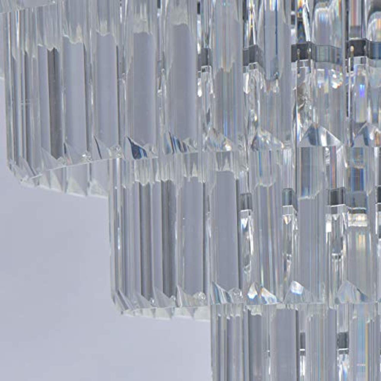 MW-Light 642013008 Kronleuchter Jugendstil Neoklassisch Chrom Metall Kristall