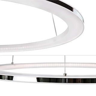 ZMH Moderne LED Pendelleuchte esstisch 73 W Led 3-Ring led dimmbar Fernbedienung