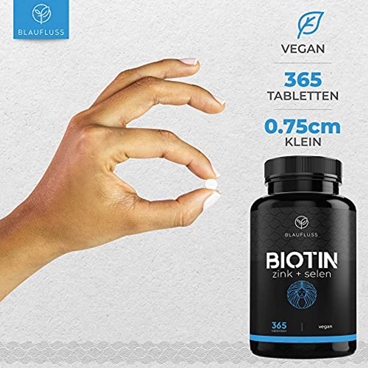 Biotin hochdosiert 10'000mcg Zink Selen