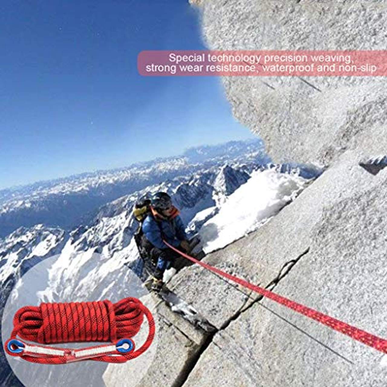 10m Static Felsen Wandern Seil Kletterseil Sicherheits