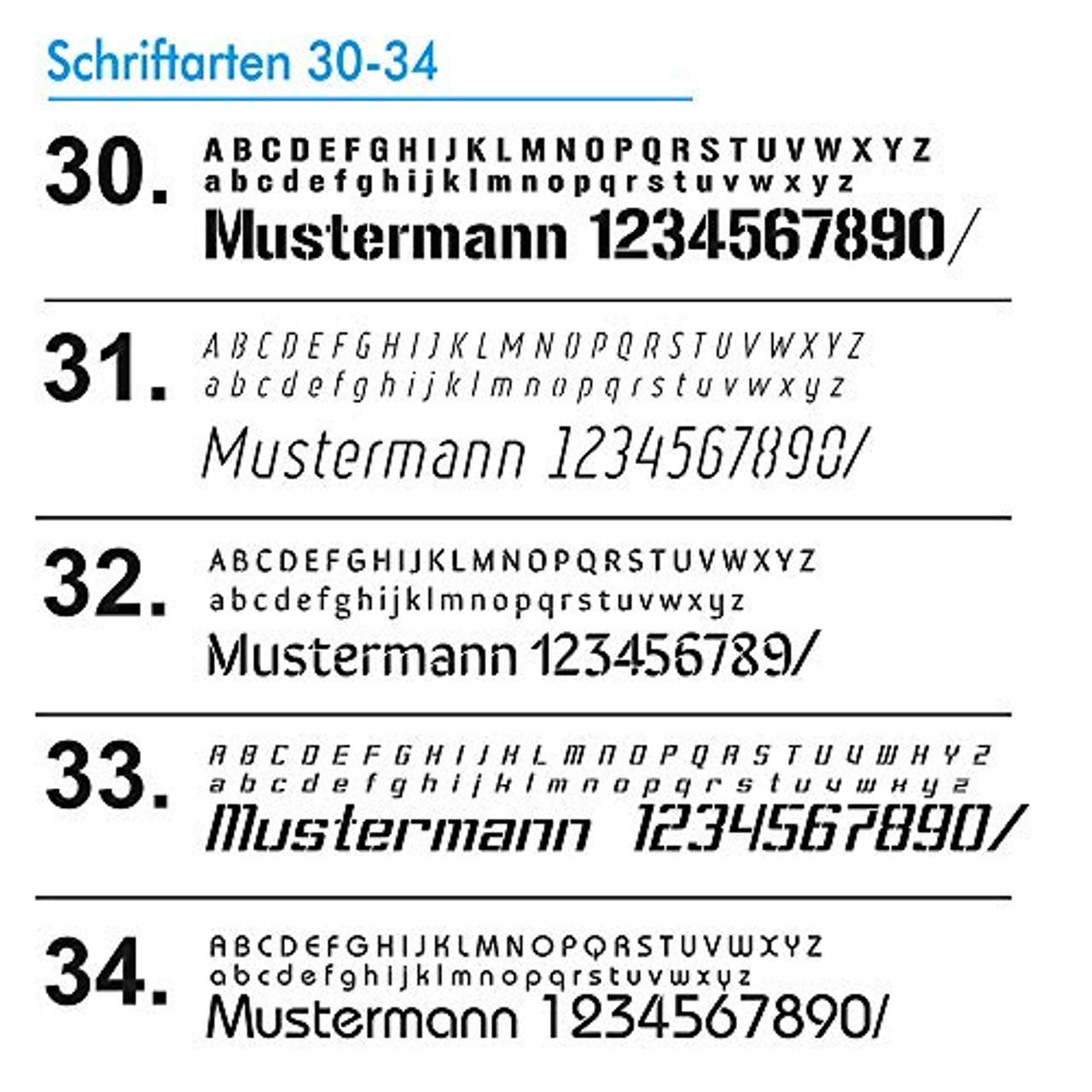Metzler Design Hausnummer-Schild Edelstahl-Plakette
