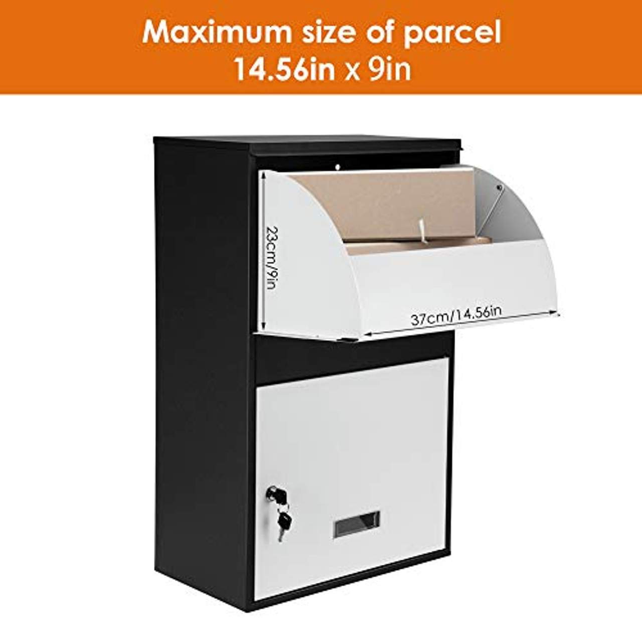 S SMAUTOP Paketbox Paketkasten Briefkasten wasserdicht abschließbar Paketstation kontaktlos