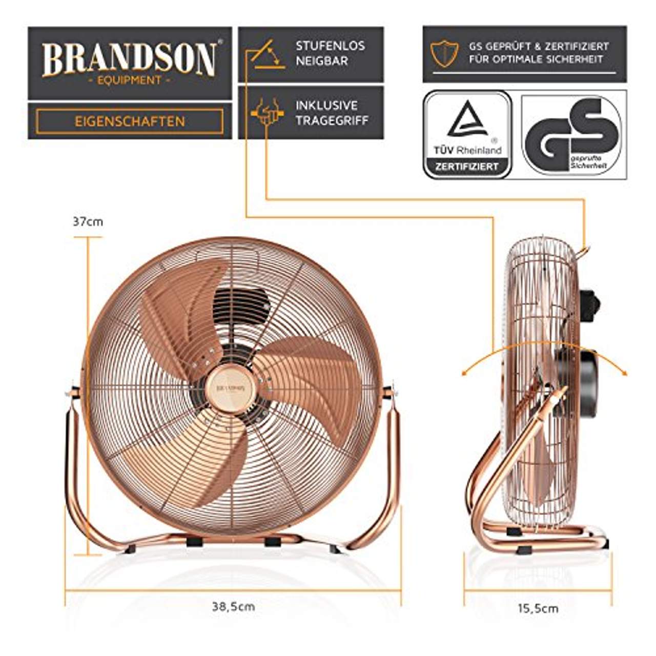 Brandson Windmaschine Retro Stil