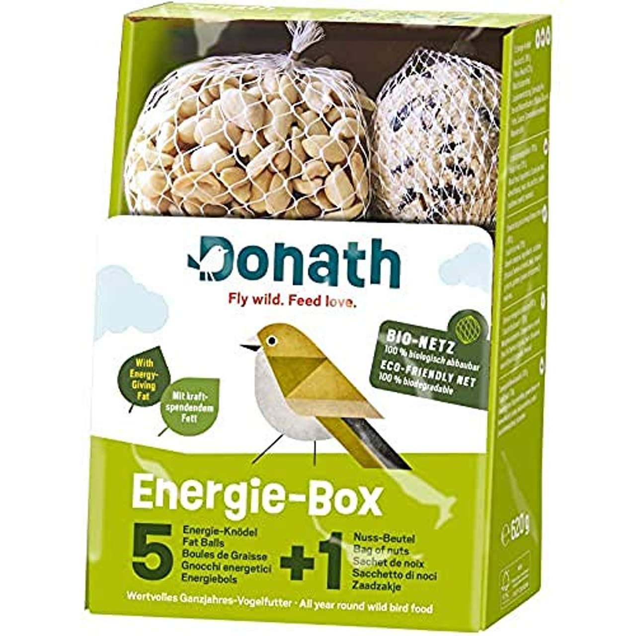 Donath Energie-Box 5+1 5 Meisenknödel a 100g und 1 Nussbeutel