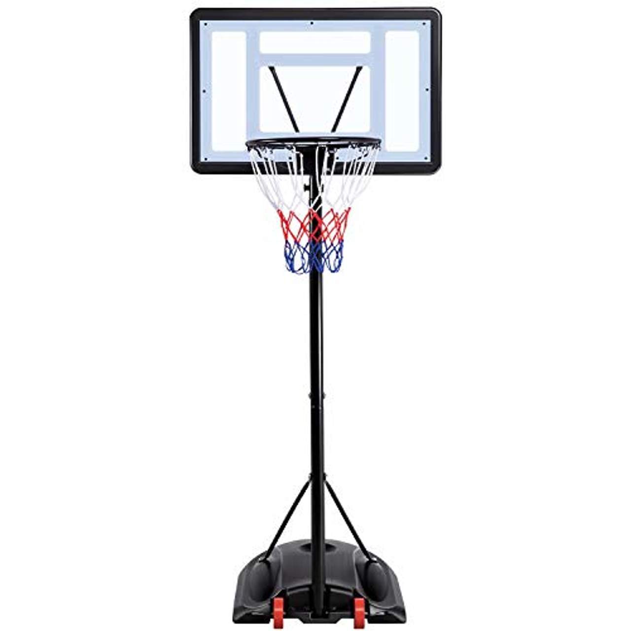 Yaheetech Basketballständer Basketballkorb mit Rollen Basketballanlage Höhenverstellbar Korbanlagen