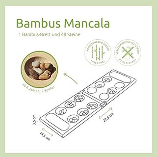 pandoo Bambus Mancala Strategie-Brettspiel