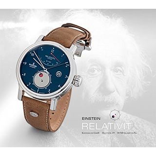 Kronsegler Einstein Relativity Automatikuhr Stahl-blau