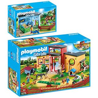 Playmobil City Life 2er Set 9275 9277 Tierhotel Pfötchen