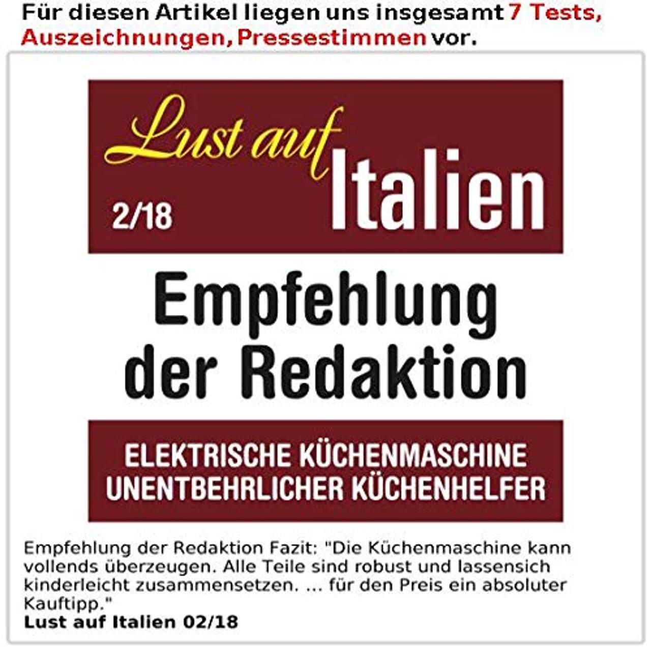 Rosenstein & Söhne Rührgerät: All-in-One-Küchenmaschine