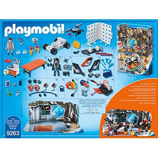 Playmobil 9263 Adventskalender Spy Team Werkstatt