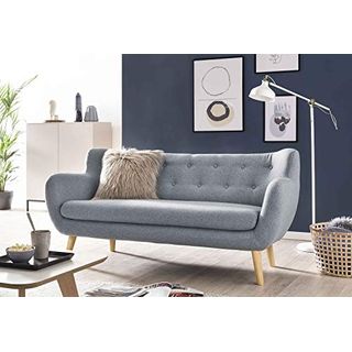 Furniture for Friends Möbelfreude Couch Jana Pastellblau Sofa Dreisitzer