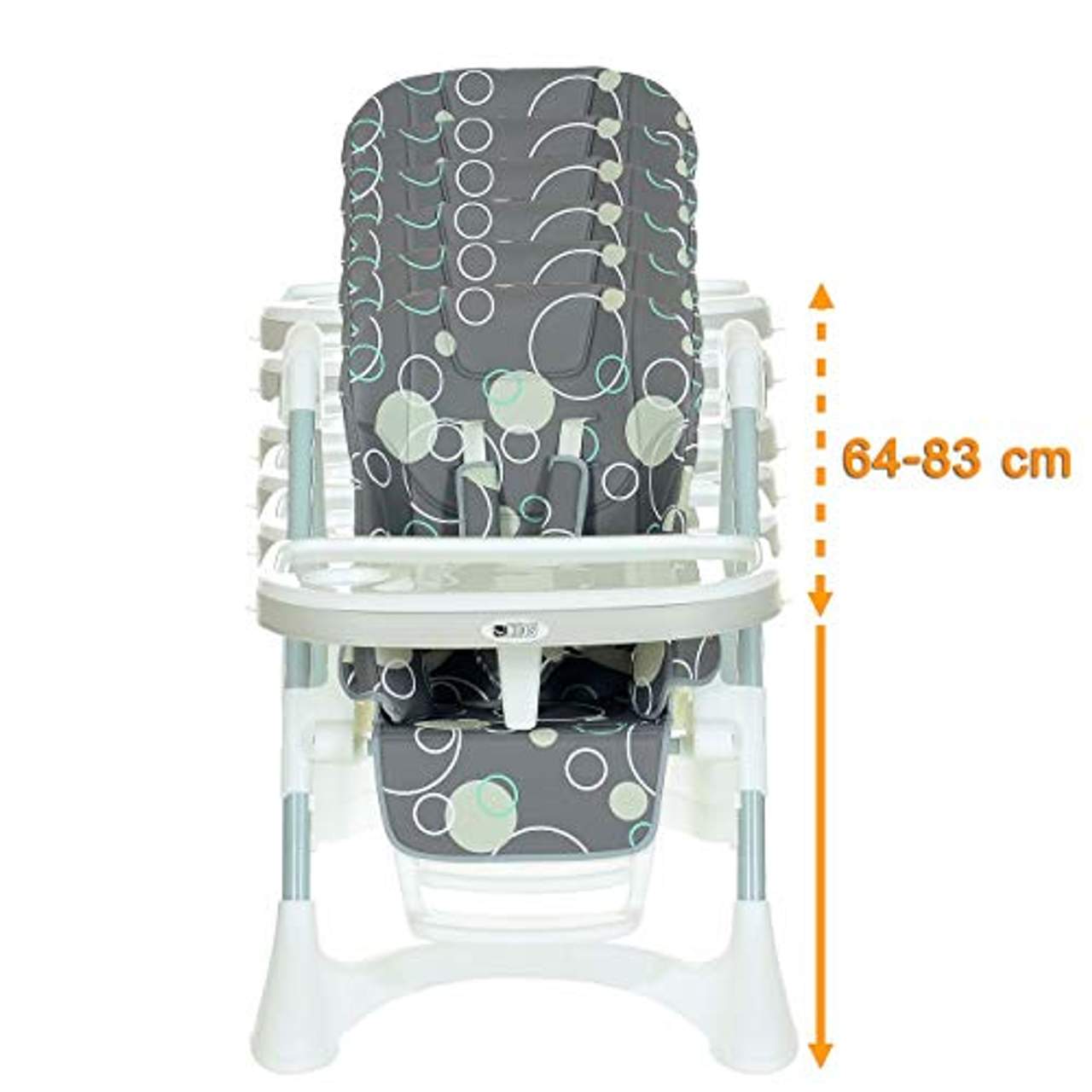 Kinder-Hochstuhl bis 25 kg Kompakt Faltbar LCP Kids Baby Stuhl