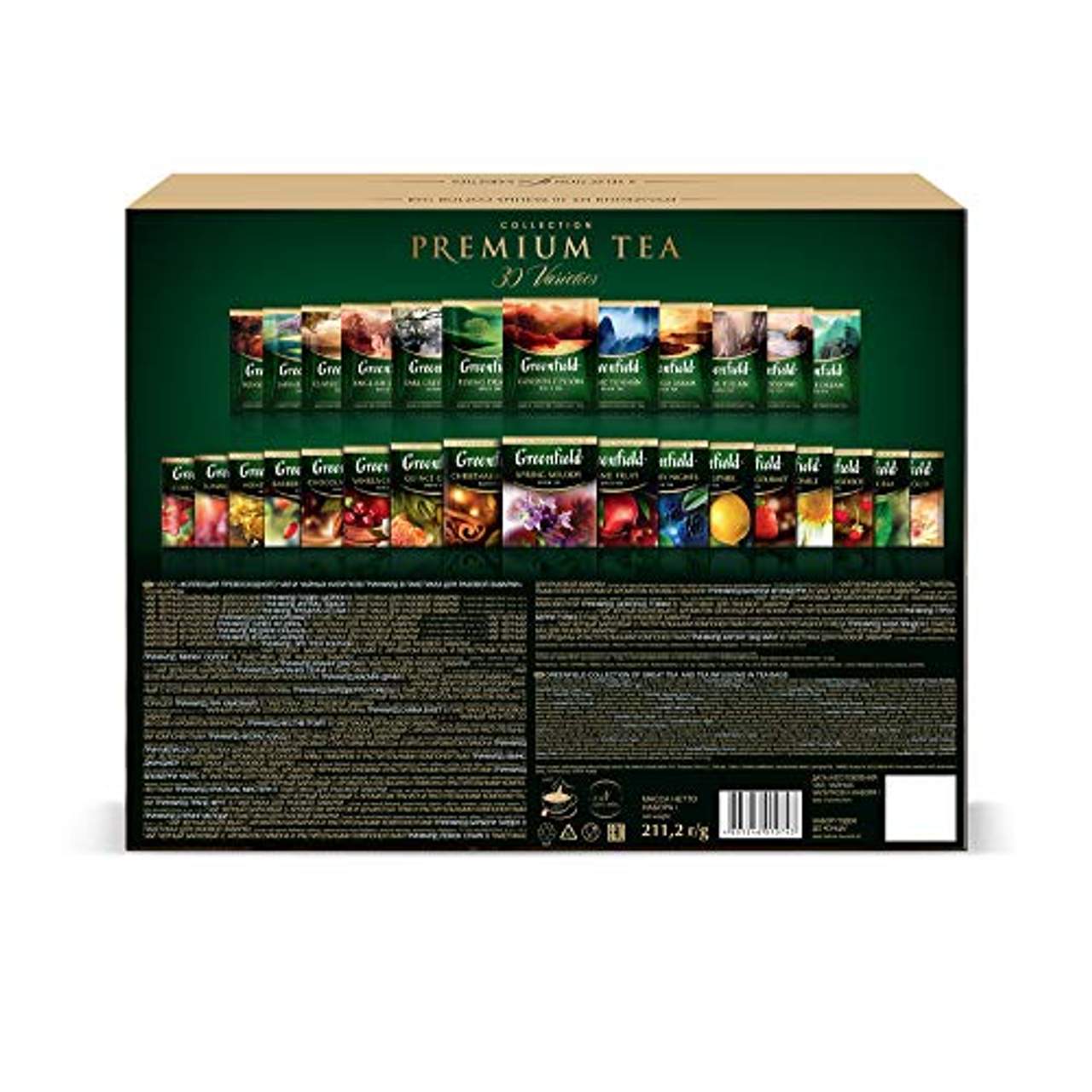 Tee-Set Greenfield Premium 120 Beutel 30 verschieden Sorten 210,4g