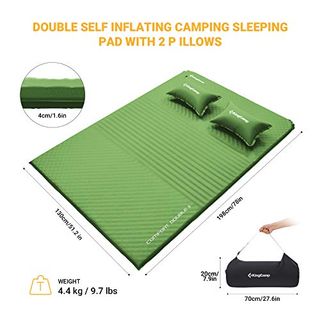 Selbstaufblasende Isomatte Outdoor Selbstfüllend Falten Campingmatte Camping 