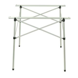 AluTab Campingtisch 70x70cm 2-4 Mann Alu Tisch wasserfester Roll-Up Gartentisch 