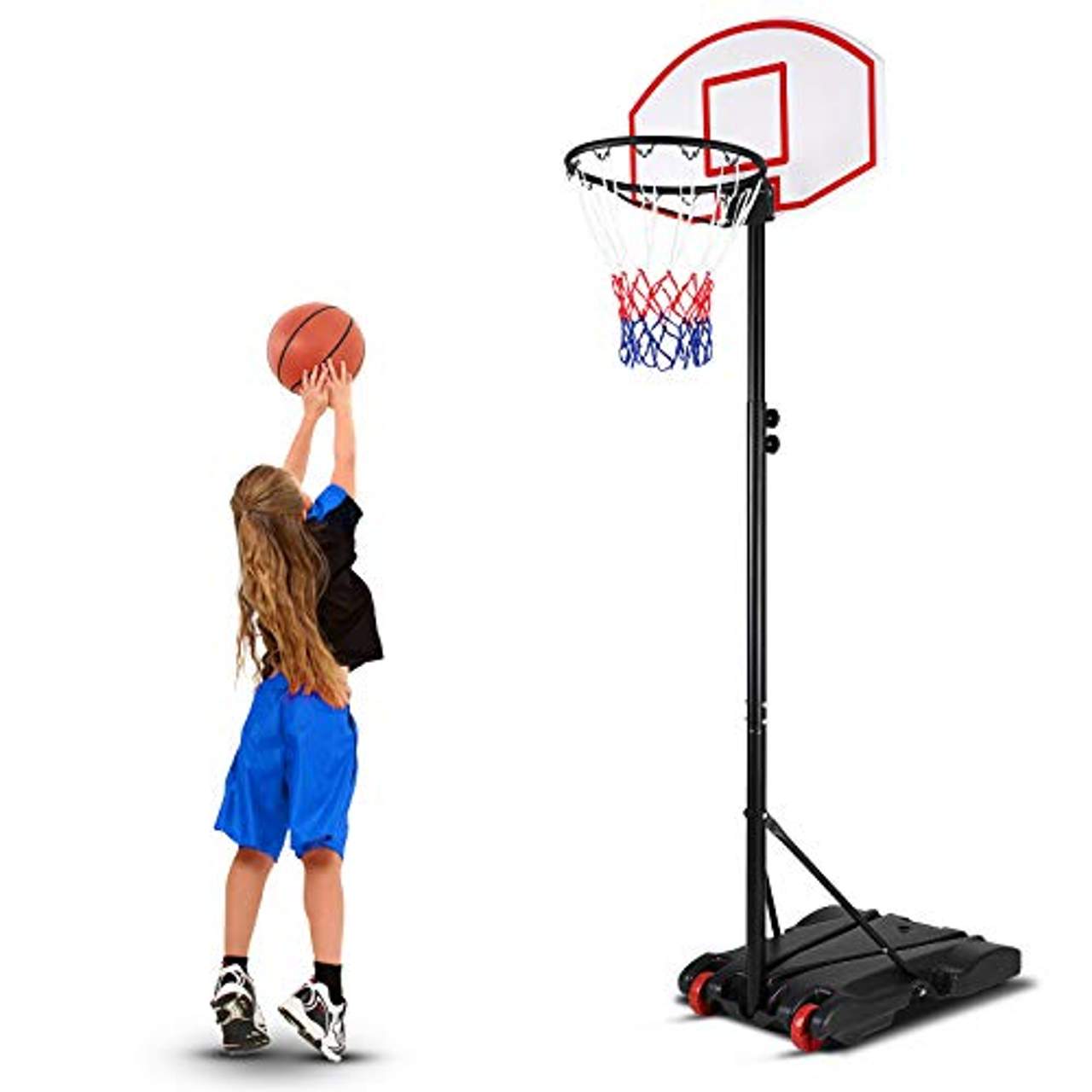 Sportana Basketballkorb 179-209cm Ringhöhe verstellbar 30kg