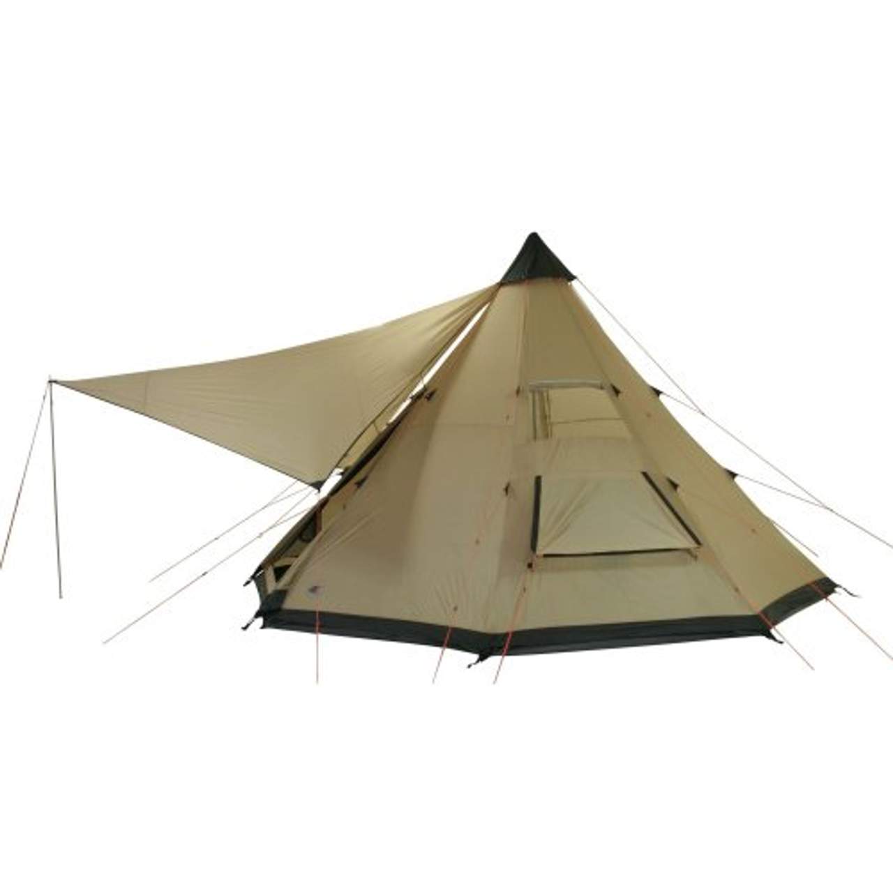 10T Campingzelt Shoshone 500 wasserdichtes XXL Tipi Zelt 5