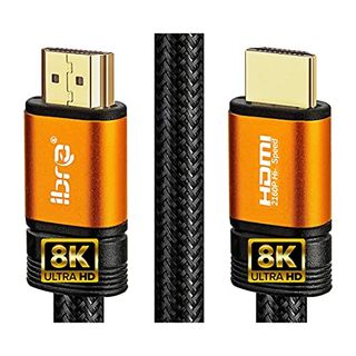 IBRA 2.1 Orange HDMI-Kabel 8K Ultra-High-Speed-48-Gbit