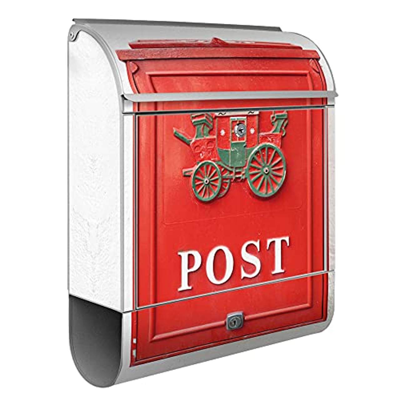 Banjado Design Briefkasten mit Motiv Postkasten Nostalgie