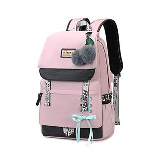 Damen Mädchen Einhorn Flamingo Rucksack Schulranzen Schulrucksack Tasche Daypack