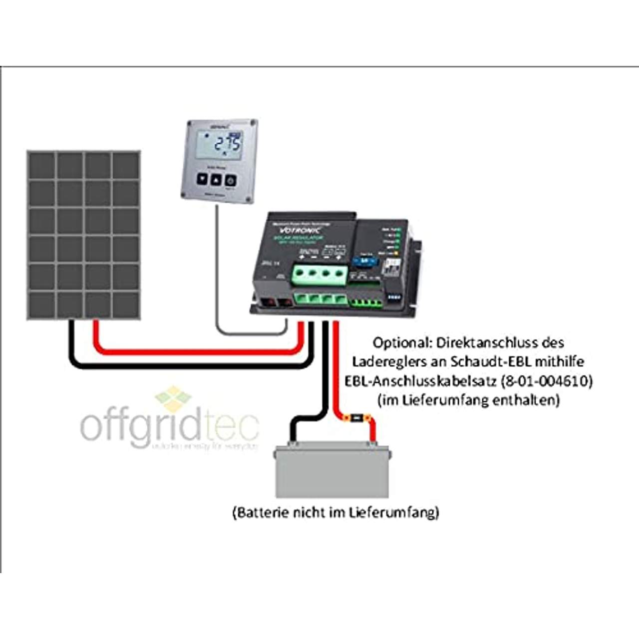 Offgridtec 12V Solaranlage für Wohnwagen SM100/12V Mppt