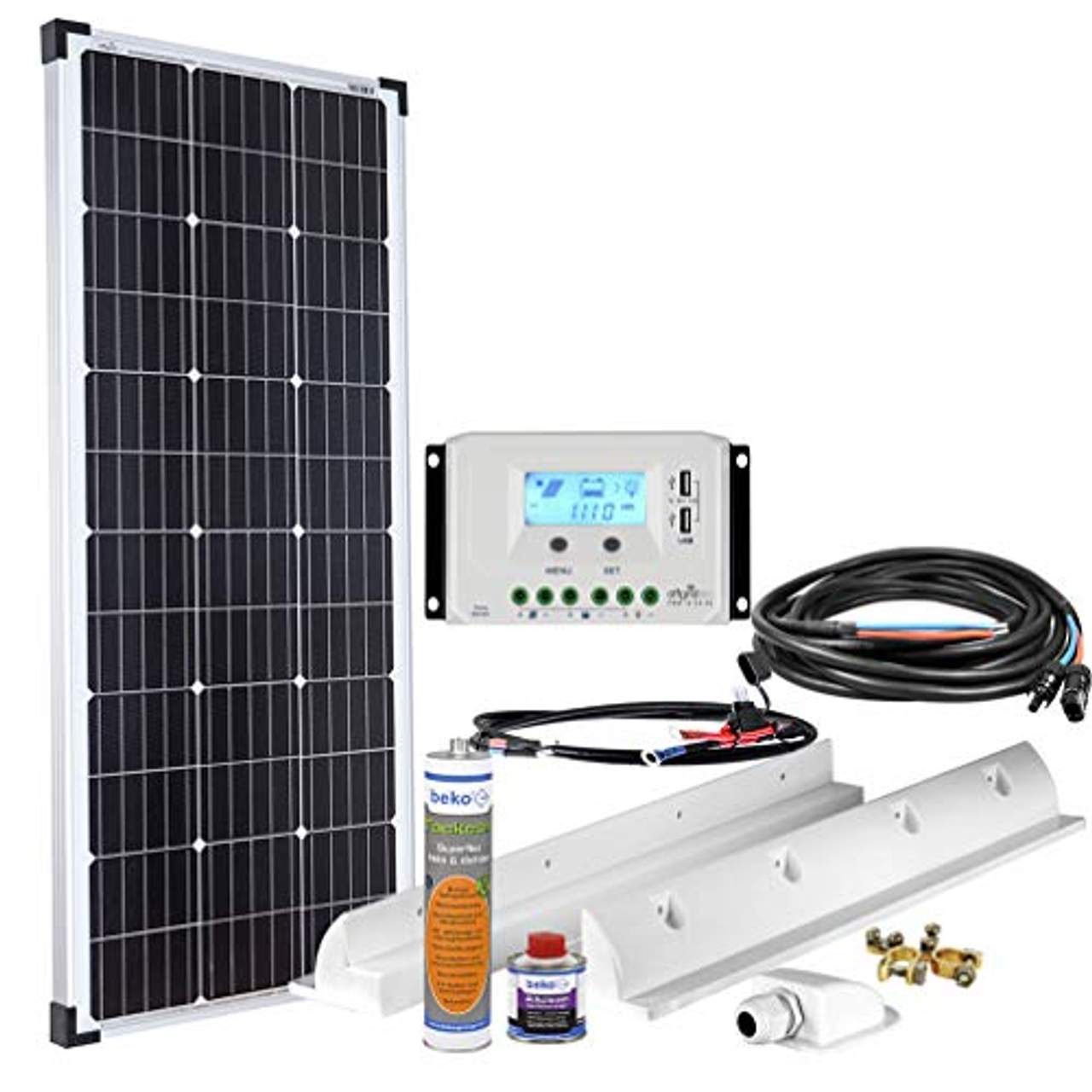 Offgridtec Solaranlage für Wohnwagen 100 Watt