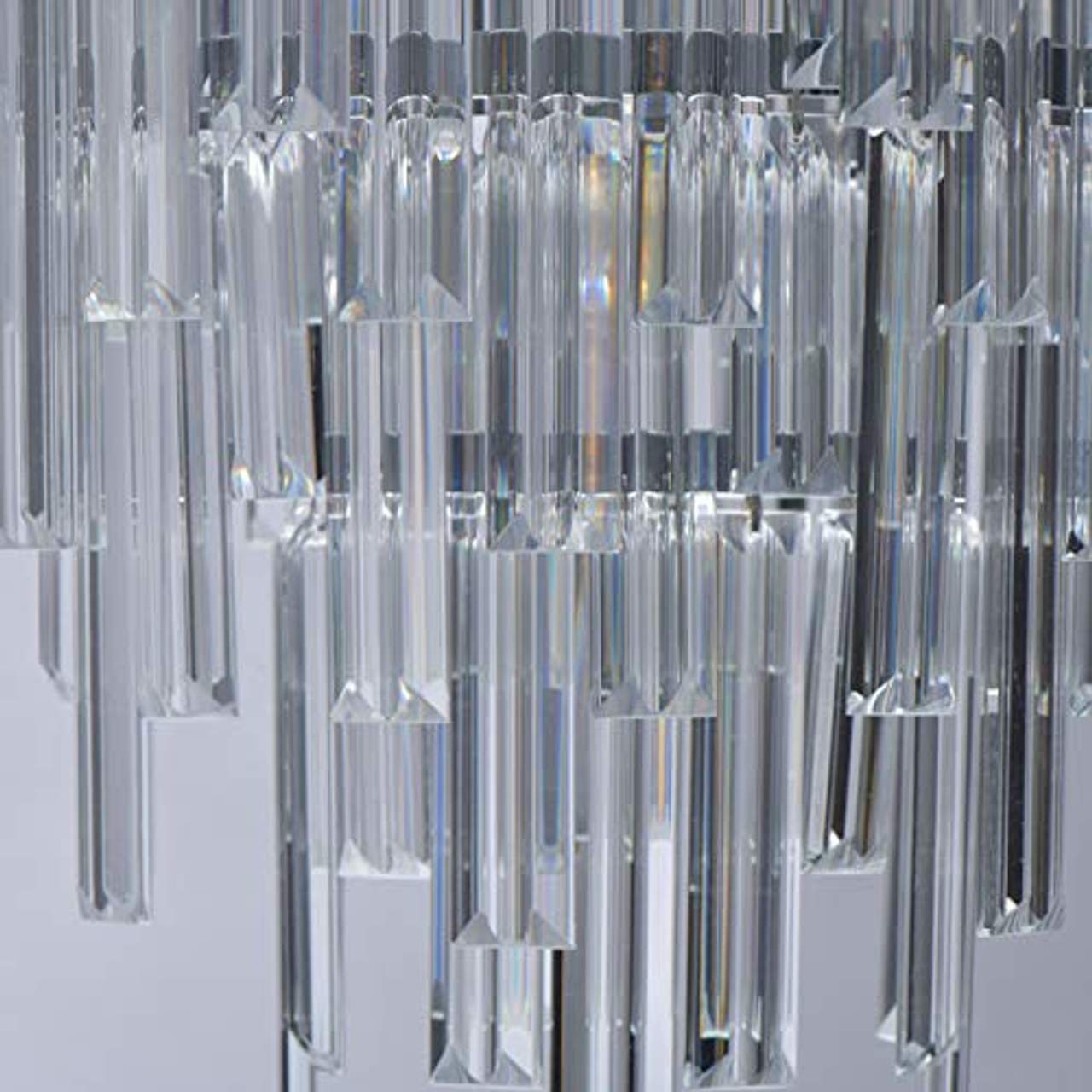 MW-Light 642013305 Kronleuchter Neoklassisch Kristall Chrom 5 Flammig E14 x 60W