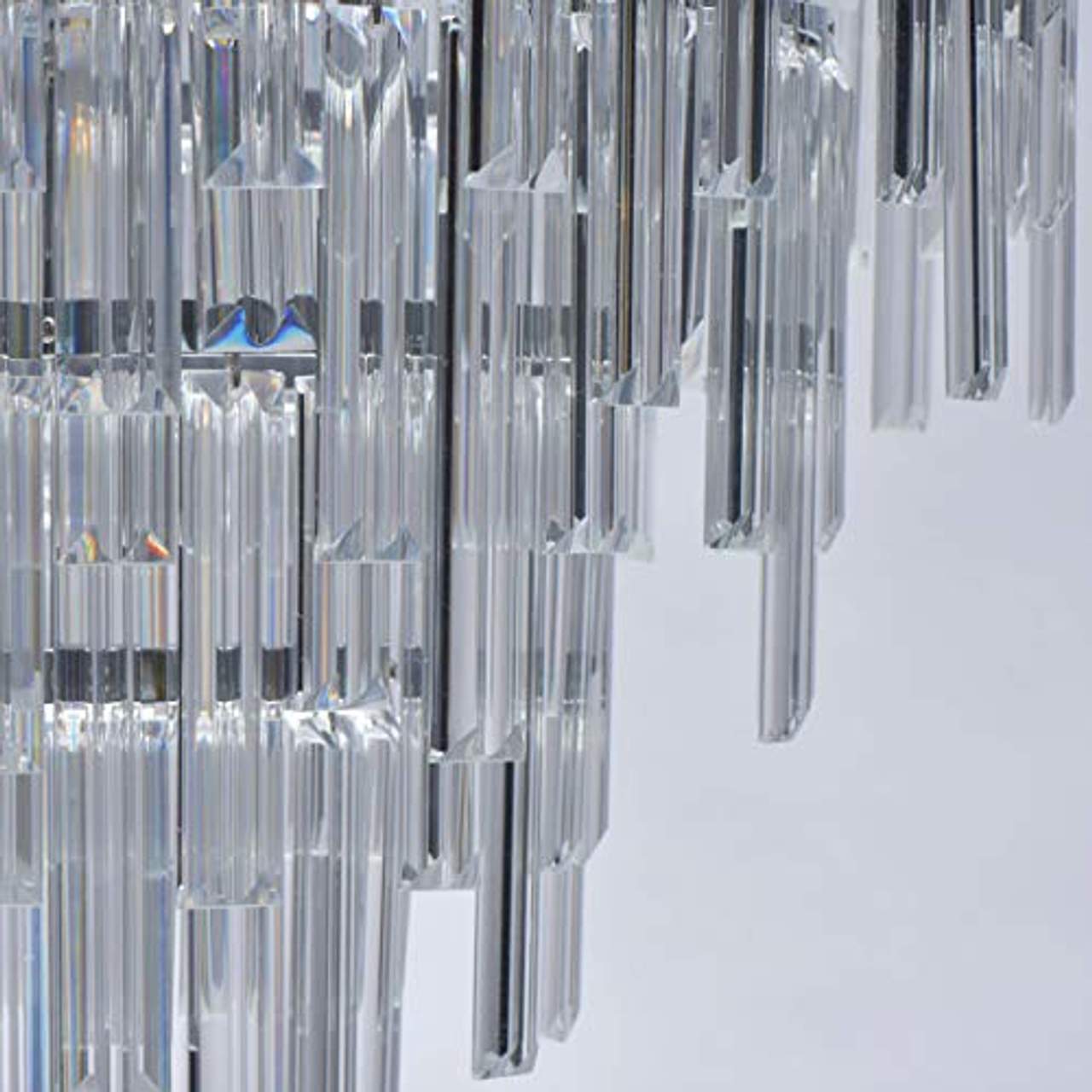 MW-Light 642013305 Kronleuchter Neoklassisch Kristall Chrom 5 Flammig E14 x 60W