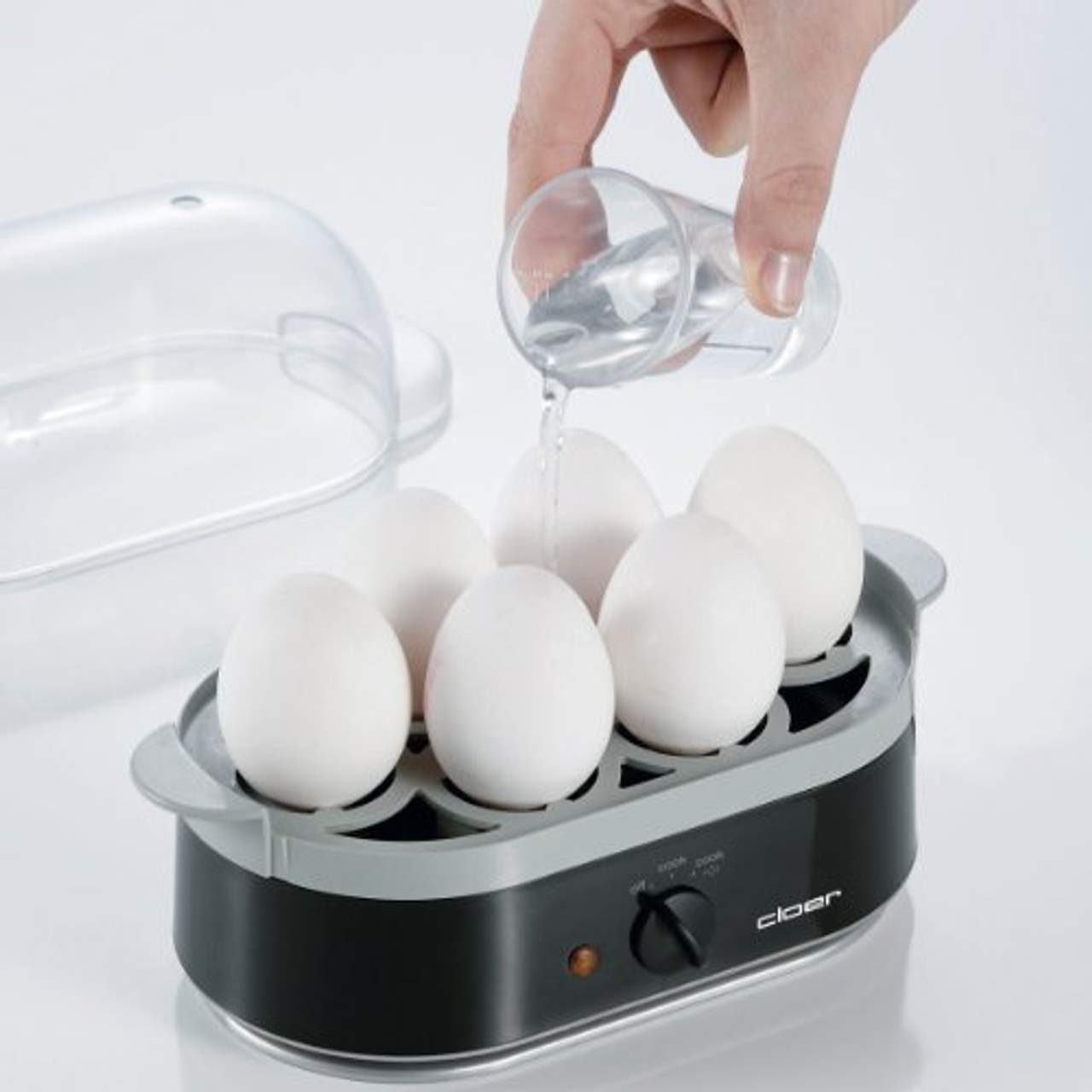 Cloer 6090 Eierkocher mit akustischer Fertigmeldung
