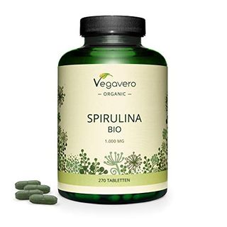Spirulina BIO Vegavero 1000 mg pro Tablette: Höchster Spirulina Gehalt