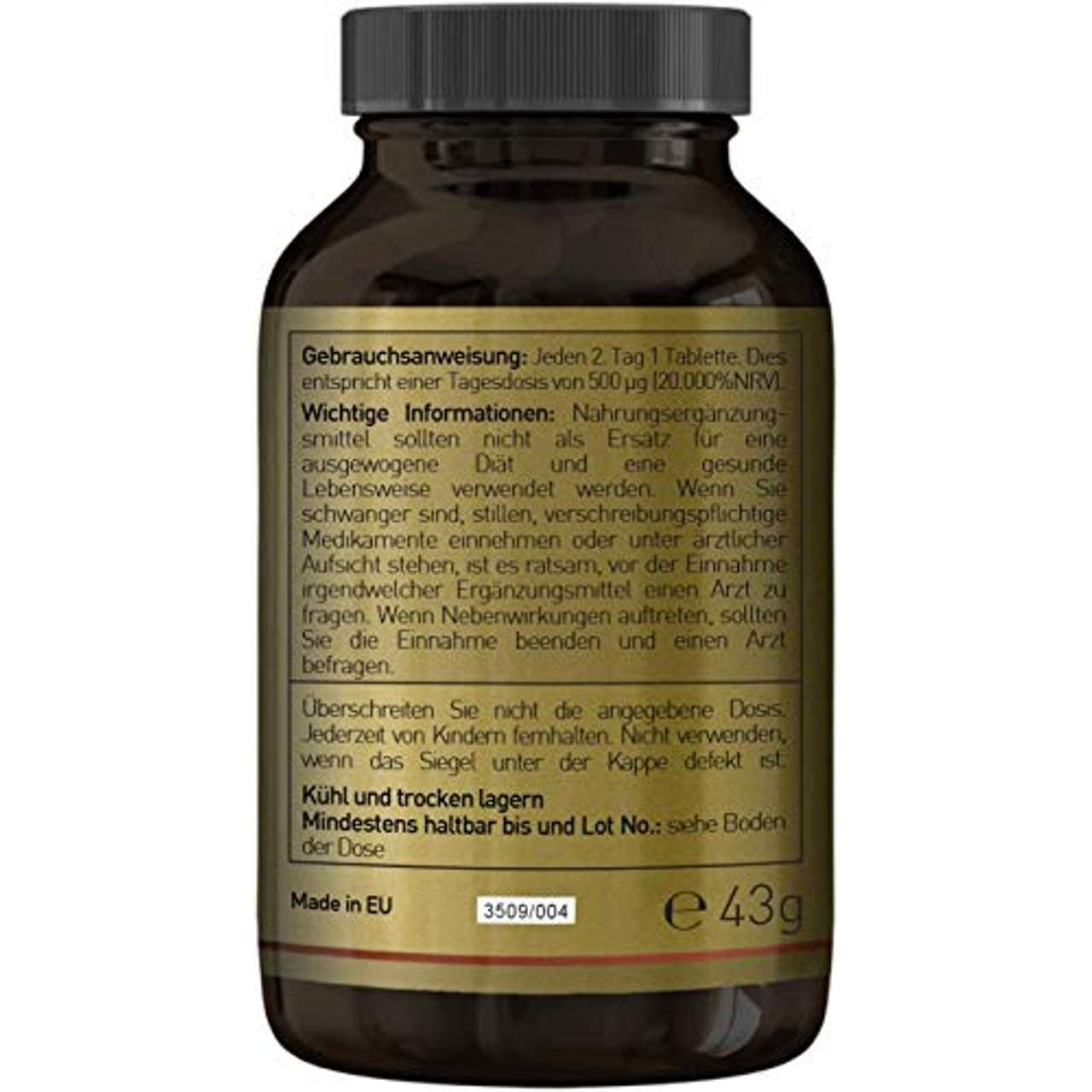 Vitamin B12 Methylcobalamin 1000 μg
