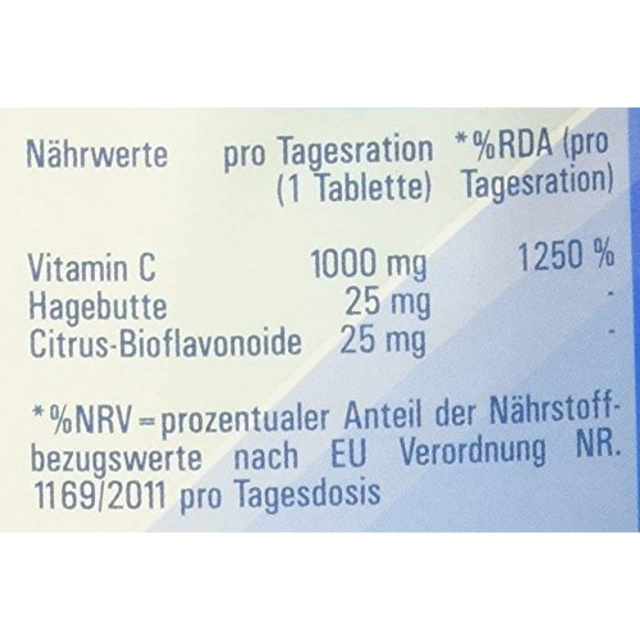 Vitasyg Vitamin C 1000 mg plus Bioflavonoide