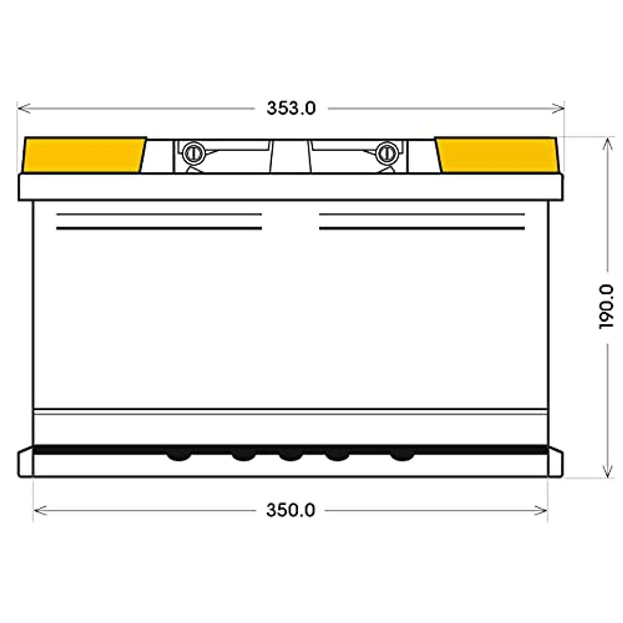 Solarbatterie 12V 120Ah Adler Wohnmobil Verbraucher Boot Wohnwagen
