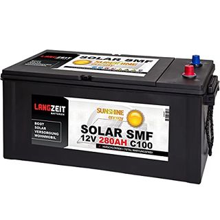 AGM Versorgungsbatterie 200Ah 12V Deep Cycle Solarbatterie Wohnmobil Batterie 
