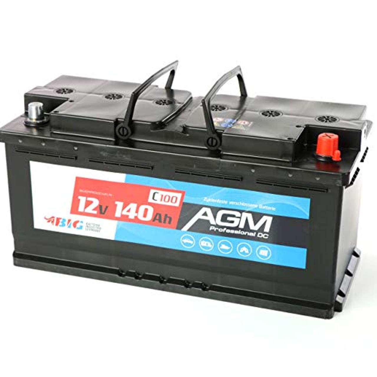 BIG Versorgungsbatterie AGM 12V 140Ah C100 Solar-Batterie