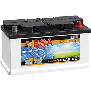 BSA Solar DC 12V 120Ah Batterie Solarbatterie Versorgungsbatterie Boot